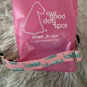 🐳our good dog spot collar NEW, never used, reg $60.00, preppy Nantucket 11”-15”